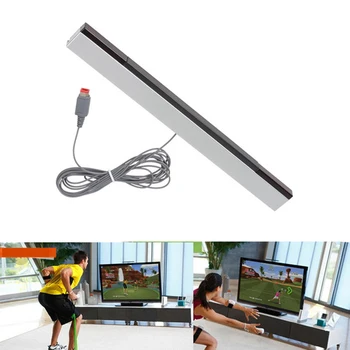 Žaidimas Priedai Wii Sensor Bar Laidinio Imtuvams IR Signalo Ray USB Kištukas Pakeitimo WII/WIIU
